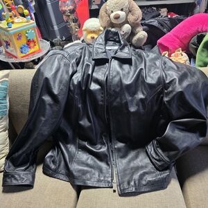 Wilsons Leather Elegant Black Jacket